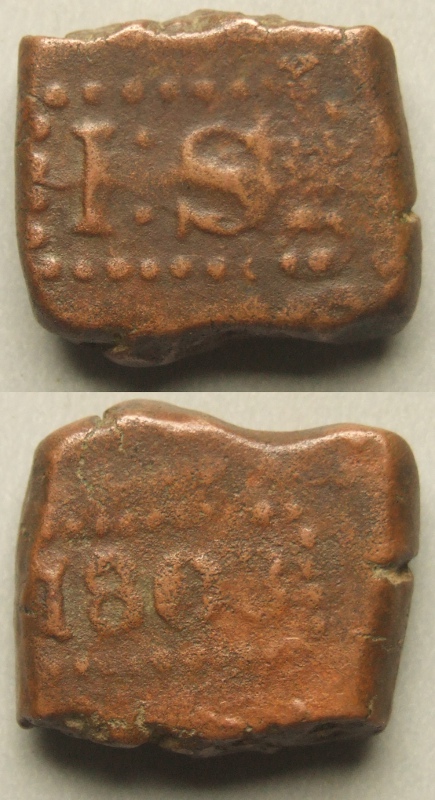 Java, Batavian Republic 1803 stuiver copper bonk